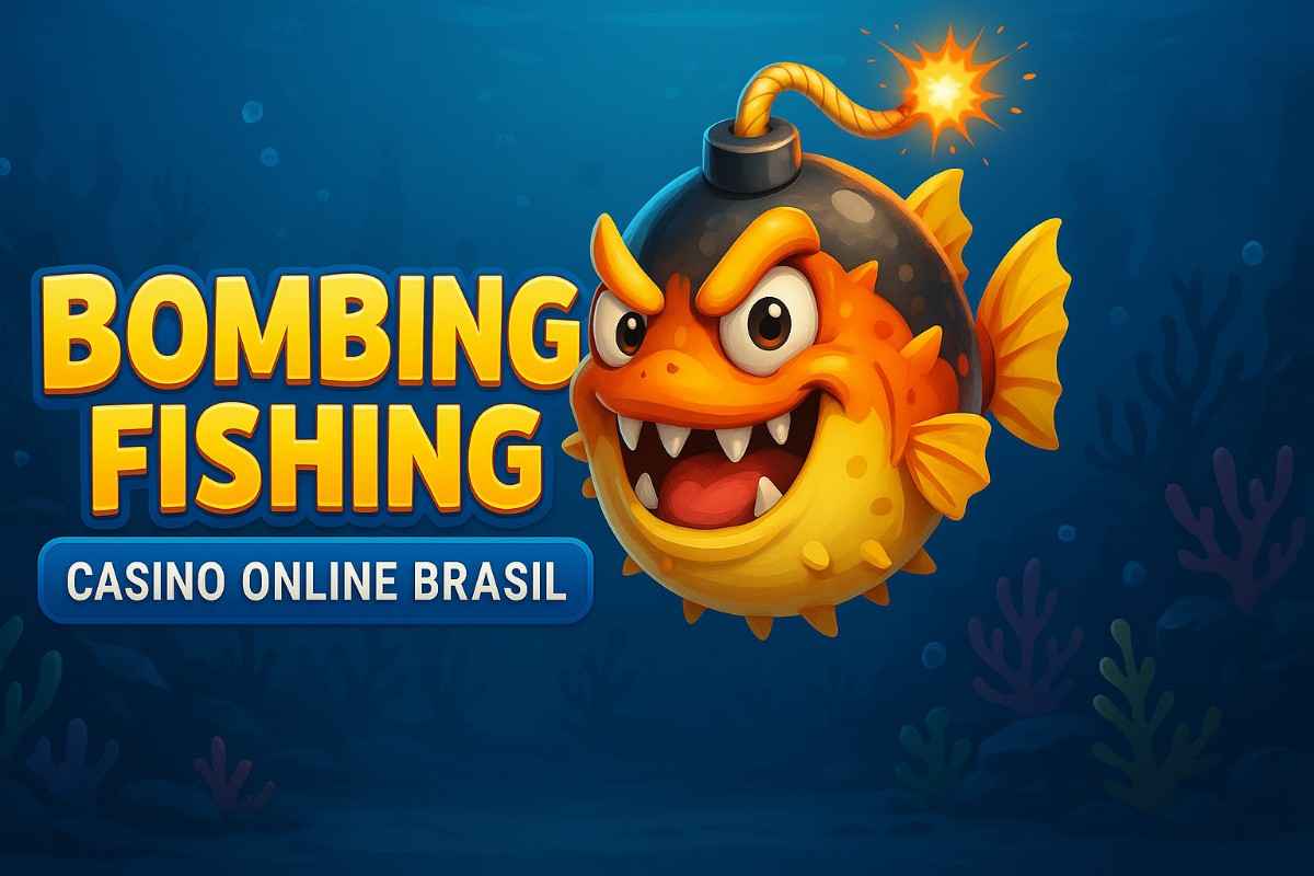 Bombing Fishing com peixes coloridos e explosões no app da 55DD Cassino
